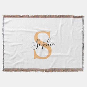 Personalised Your Name, Custom Name, Birthday Gift Throw Blanket