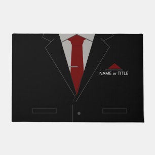 Personalised Your Name Funny Business Doormat