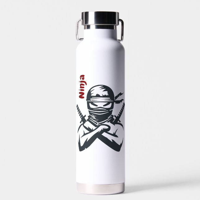Personalised Your Name Ninja Water Bottle (Front)