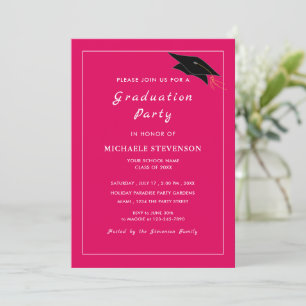 Personalised Your Own Design Graduation Invitation