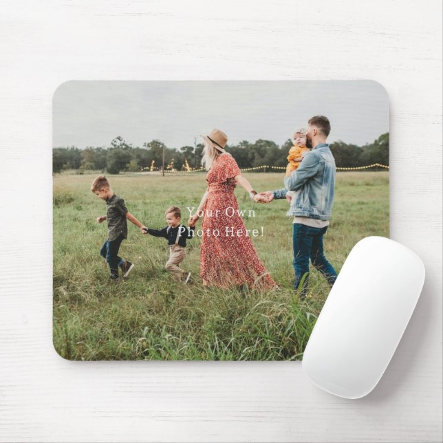 Personalised Your Own Photo Mouse Pad. Mouse Pad (With Mouse)