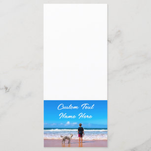 Personalised Your Pet Photo Menu with Custom Text