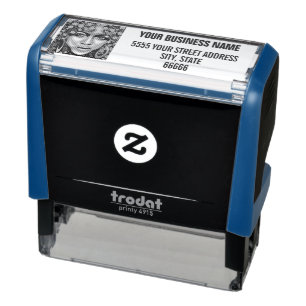 Personalised Your Photo Address Self-inking Stamp