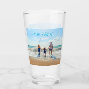 Personalised Your Photo and Custom Text Glass