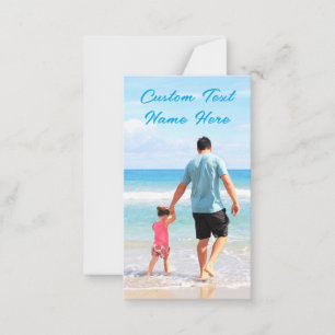 Personalised Your Photo Card with Custom Text