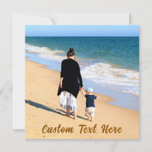 Personalised Your Photo Card with Custom Text
