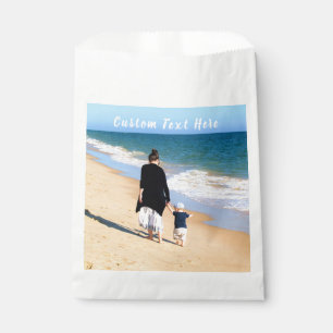 Personalised Your Photo Favour Bag with Custom Tex