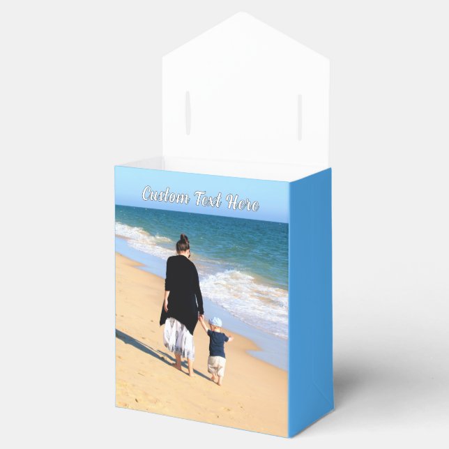 Personalised Your Photo Gift Box with Custom Text (Opened)