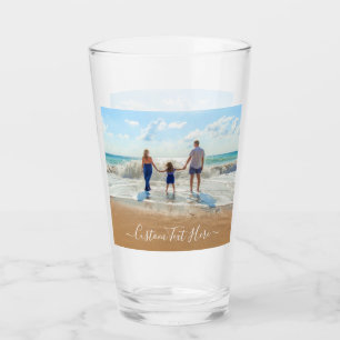 Personalised Your Photo Glass with Custom Text