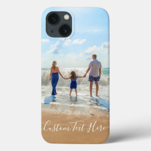Personalised Your Photo iPhone Case Custom Text