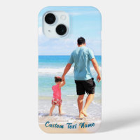 Personalised Your Photo iPhone Case with Text Name
