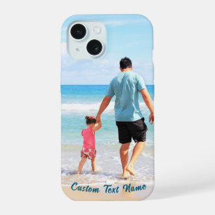 Personalised Your Photo iPhone Case with Text Name