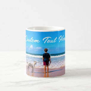 Personalised Your Photo Mug with Custom Text