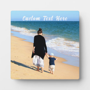 Personalised Your Photo Plaque with Custom Text