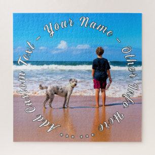 Personalised Your Photo Puzzle with Custom Text