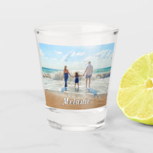 Personalised Your Photo Shot Glass and Custom Name