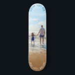 Personalised Your Photo Skateboard and Custom Text<br><div class="desc">Custom Photo and Text Skateboard - Unique Your Own Design Personalised Family / Friends or Personal Skateboards Gift - Add Your Photo / Text / Name / more - Resize and move or remove and add elements / image with Customisation tool ! Choose font / size / colour ! Good...</div>