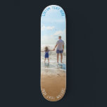 Personalised Your Photo Skateboard and Custom Text<br><div class="desc">Custom Photo and Text Skateboard - Unique Your Own Design Personalised Family / Friends or Personal Skateboards Gift - Add Your Photo / Text / Name / more - Resize and move or remove and add elements / image with Customisation tool ! Choose font / size / colour ! Good...</div>