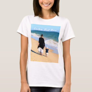 Personalised Your Photo T-Shirt with Custom Text