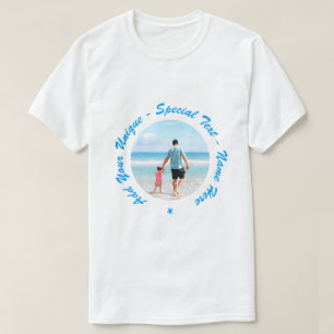 Personalised Your Photo T-Shirt with Custom Text