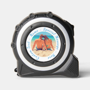 Personalised Your Photo Tape Measure Custom Text 1