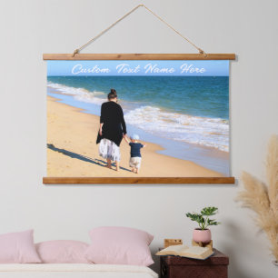 Personalised Your Photo Tapestry with Custom Text