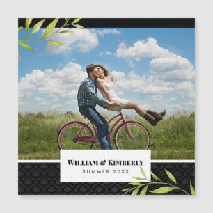 Personalised Your Photo with Laurel and Damask