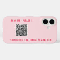 Personalised Your QR Code Custom Text and Colours
