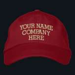 Personalised Your Text Name Hat Embroidered Cap<br><div class="desc">Easy Personalised Embroidered Promotional Caps - Add Your Text - Name - Company / Number / Letter / Slogan - Tagline / or Website , Phone , E-mail , Social Media Handle , Address , Logo - Photo / more - Choose Your Colour / Size / Font - Make your...</div>