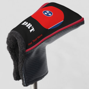 Personalised Your Text Tennessee State Flag Golf Head Cover