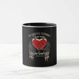Personalised Your Wings Were Ready But Our Hearts Mug