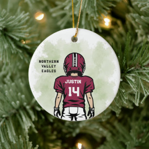 Personalised Youth Football Ornament
