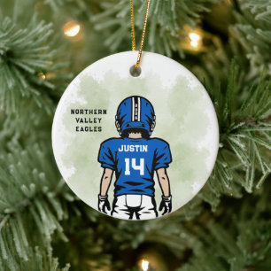 Personalised Youth Football Ornament