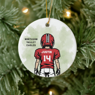 Personalised Youth Football Ornament
