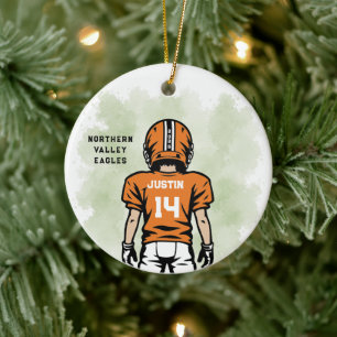 Personalised Youth Football Ornament
