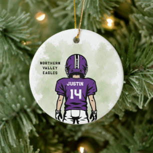 Personalised Youth Football Ornament