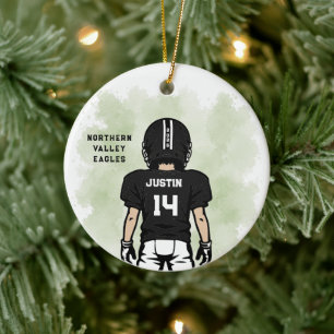 Personalised Youth Football Ornament