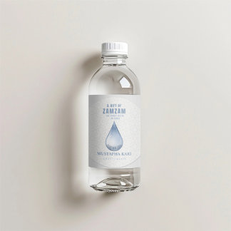 Personalised ZamZam Water Gift Holiest Water on Ea Classic Round Sticker