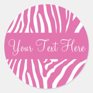 Personalised Zebra Envelope Sticker Seal
