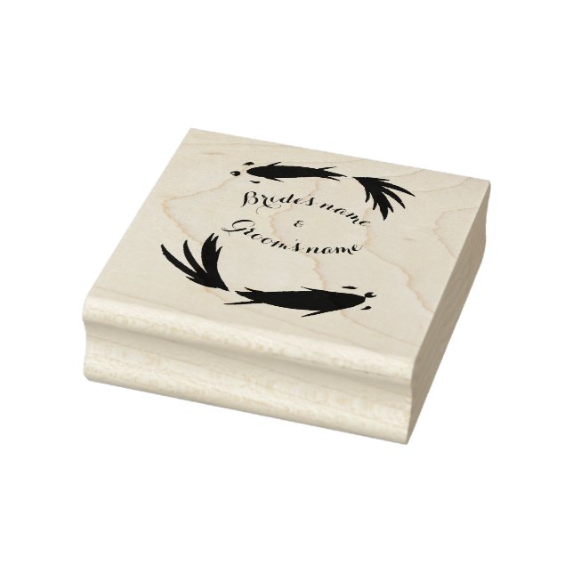 Personalised Zen Stamp perfect for Asian wedding (Stamp)