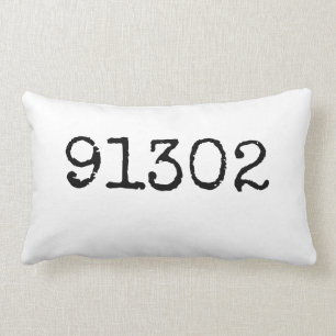 Personalised Zip Code Pillow Personalised Pillow