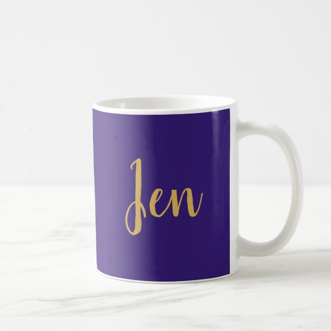 Personalised Zodiac Astrological Sign Aquarius Coffee Mug (Right)