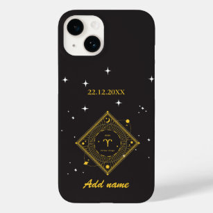 Personalised  Zodiac Custom name Aries  Case-Mate iPhone 14 Case
