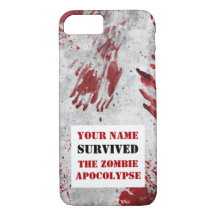 Personalised Zombie Apocalypse Mobile Phone Case