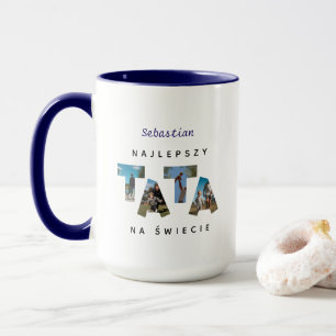 Personalisedd NAJLEPSZY TATA NA ŚWIECIE Huge Mug
