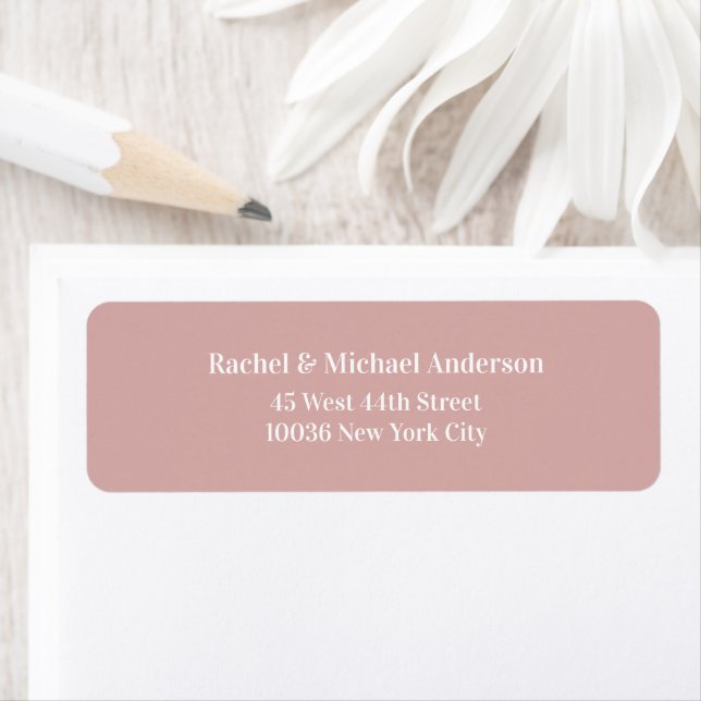 Personalisierbare Adressaufkleber Return Address Label (Insitu)