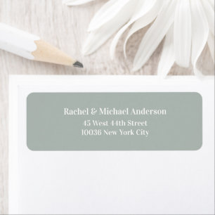 Personalisierbare Adressaufkleber Return Address Label