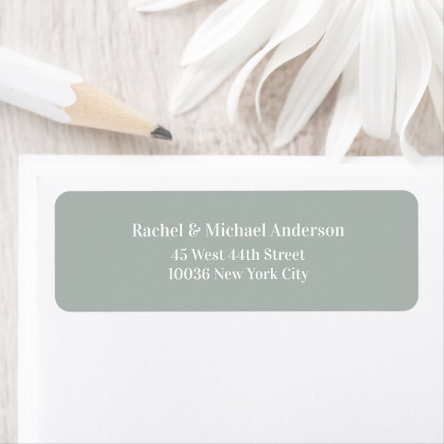 Personalisierbare Adressaufkleber Return Address Label (Insitu)