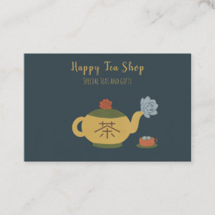 Personalisierte Tee Shop Business Card