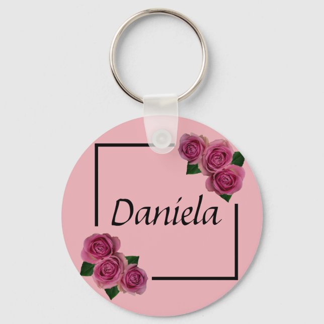 personalisierter Name Key Ring (Front)